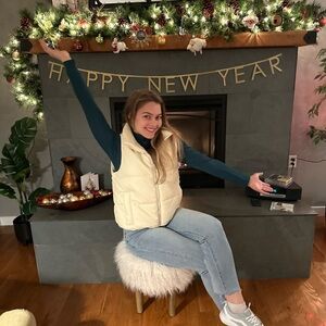 Hollister vegan leather Vest